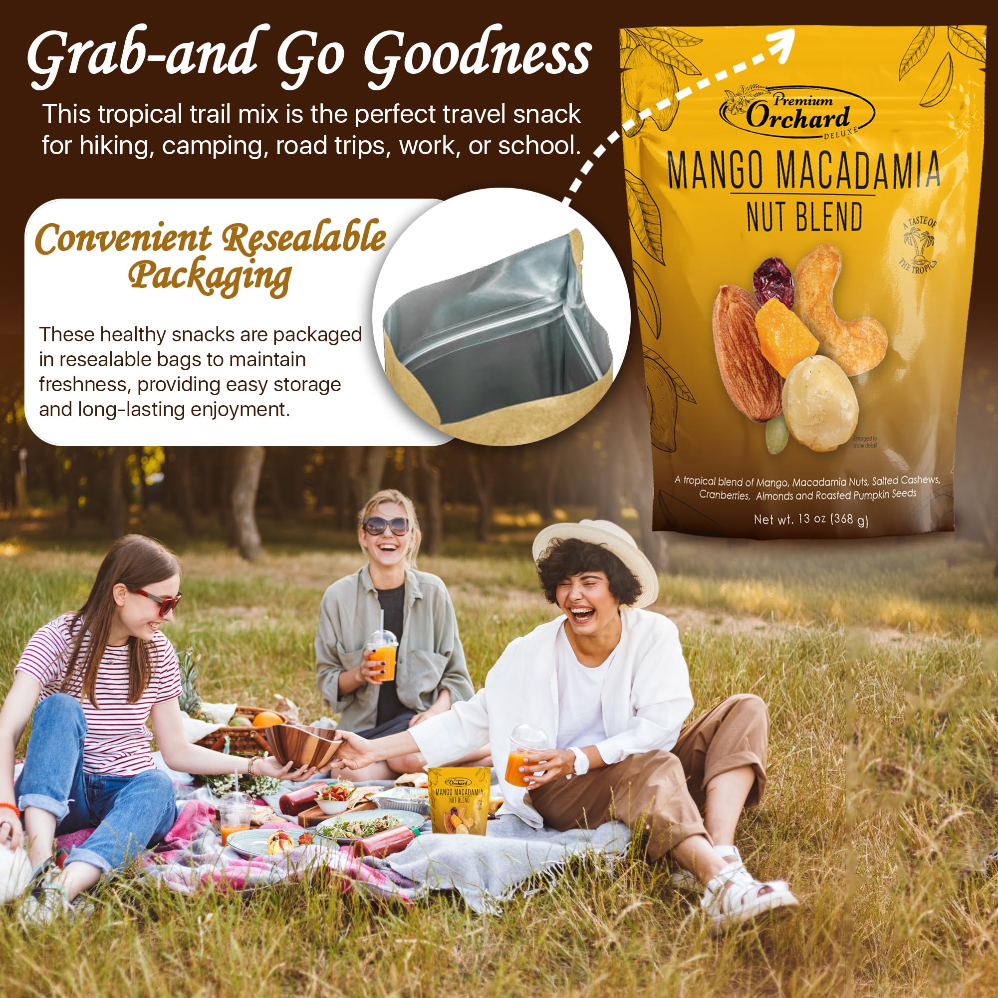 Amazon.com: Premium Orchard Deluxe Mango Macadamia Nut Blend